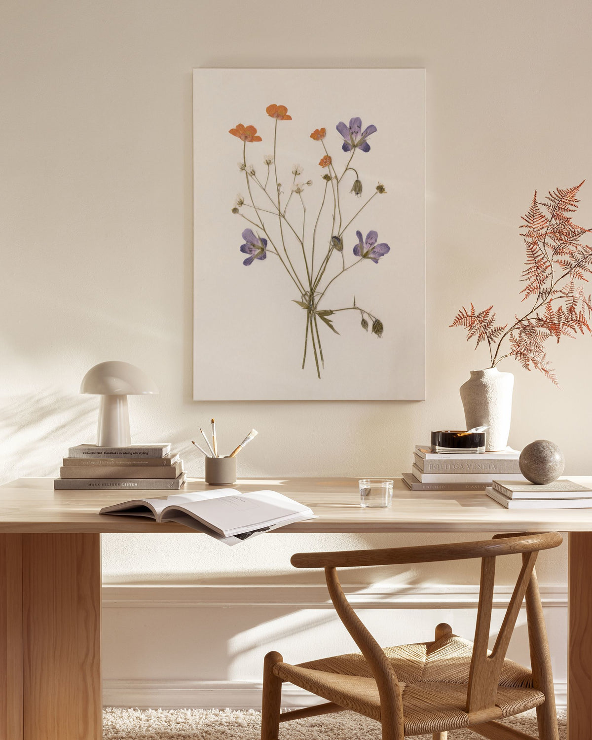 Pressed Flowers No1 Canvas print