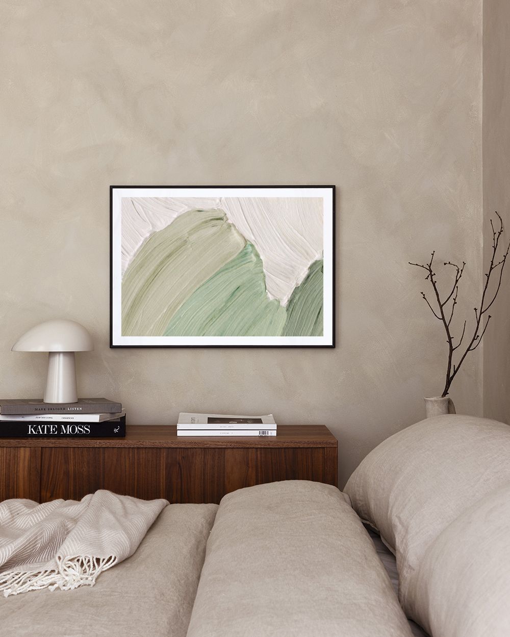 Sage Abstract Print