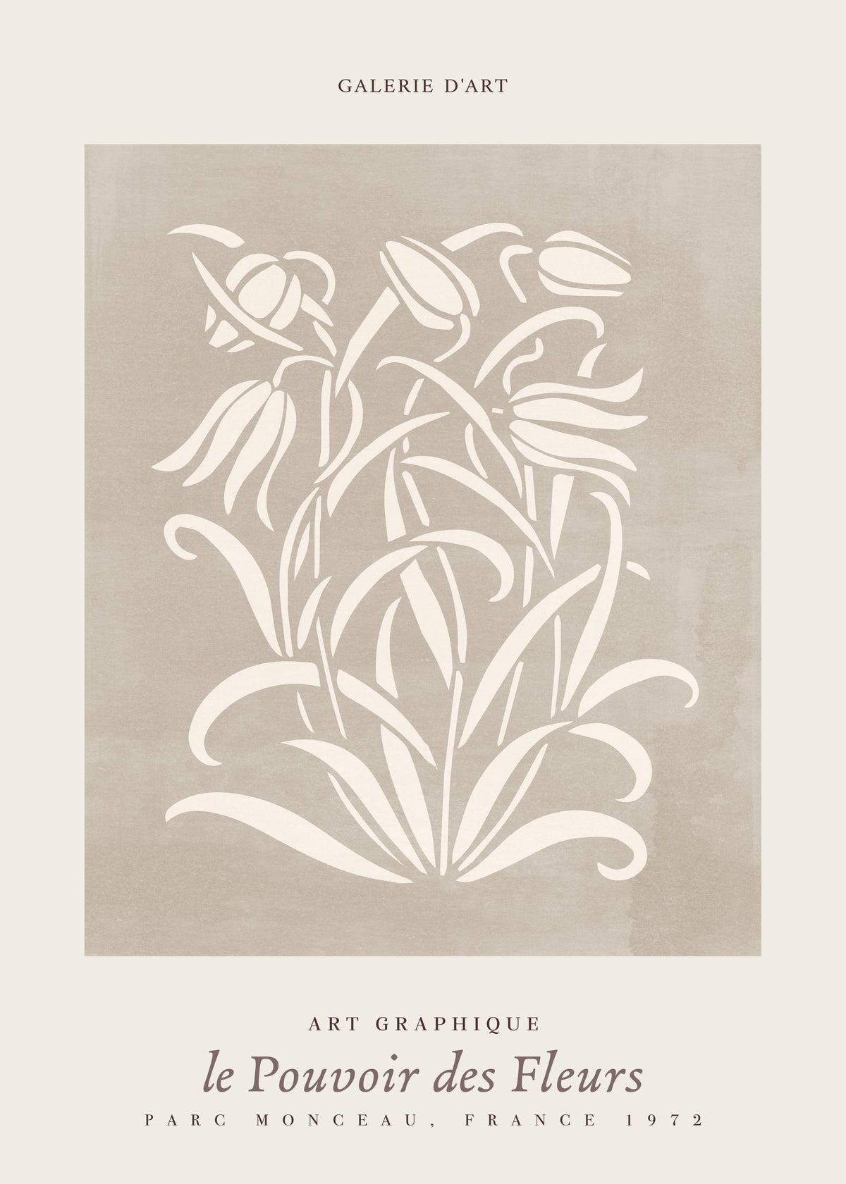 Le Pouvoir des Fleurs No2 Print