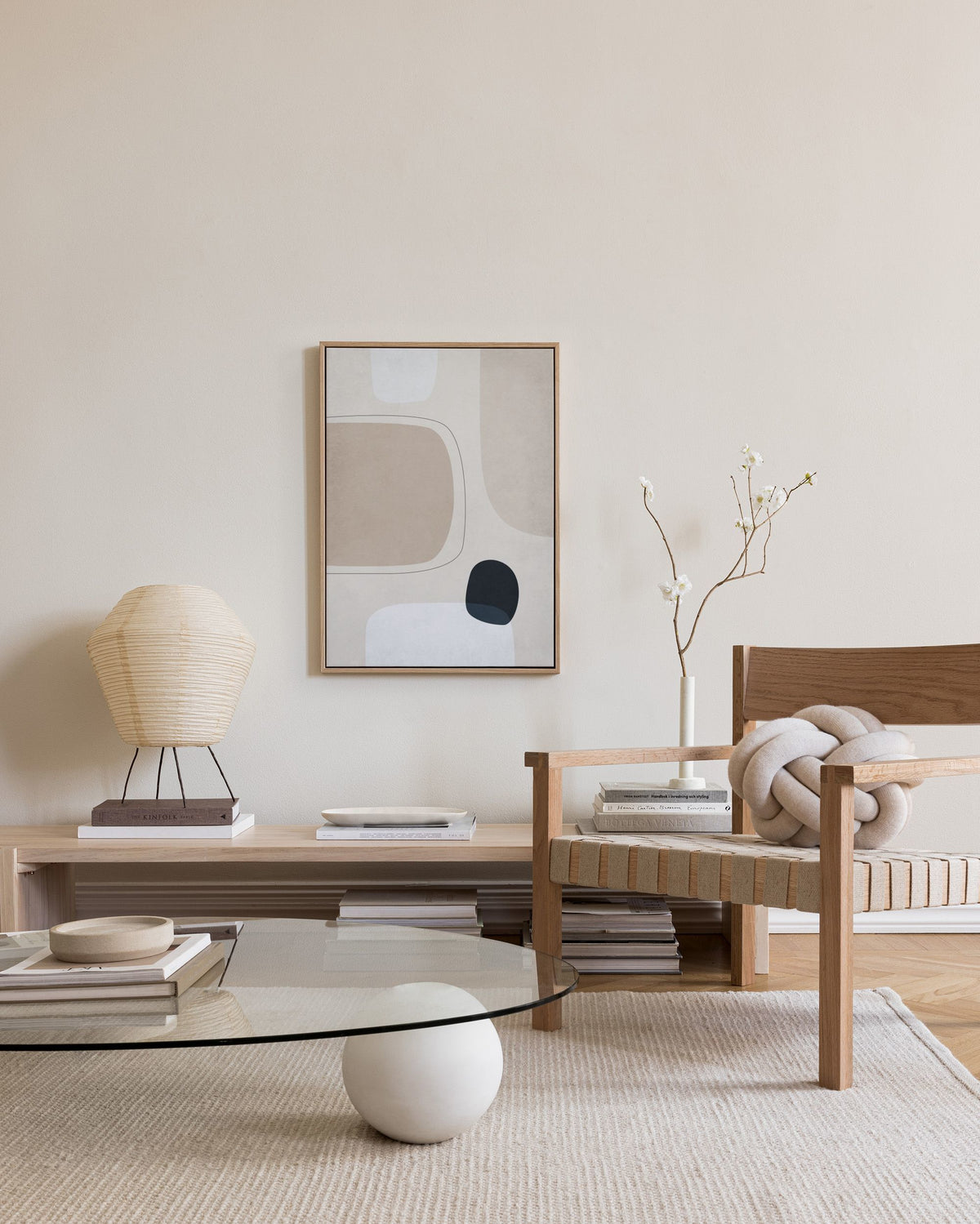 Graphic Neutrals No1 Canvas print