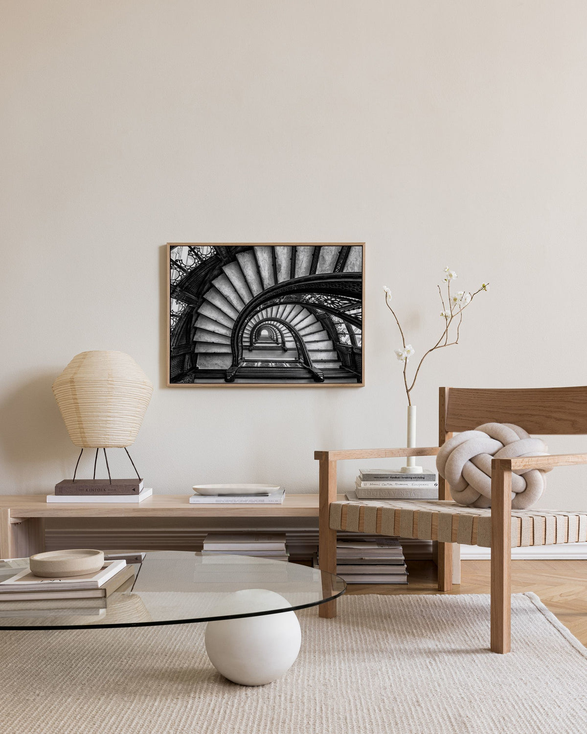 Circular Staircase Canvas print