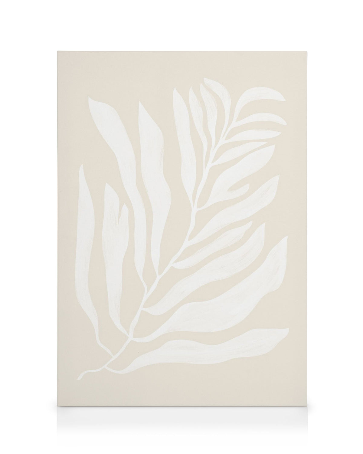 White Botanical No2 Canvas print
