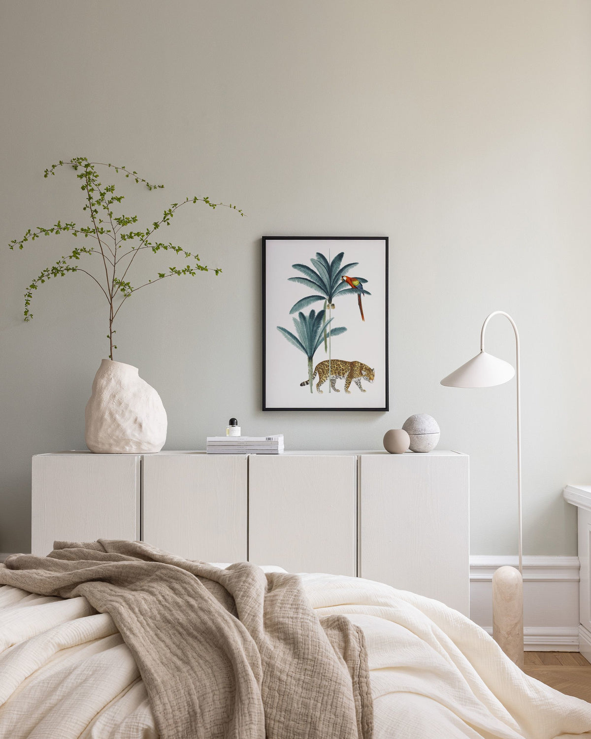 Royal Botanical Leopard Canvas print