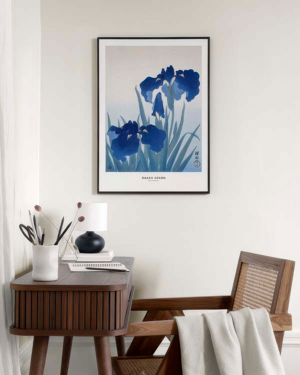 Ohara Koson - Iris Flowers Print