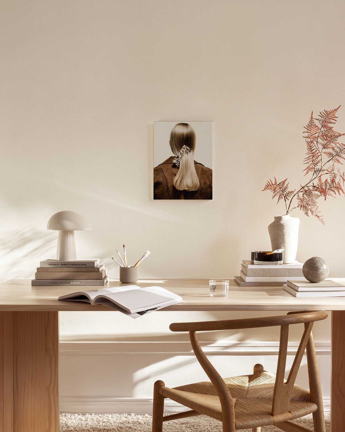 Still Back Canvas print