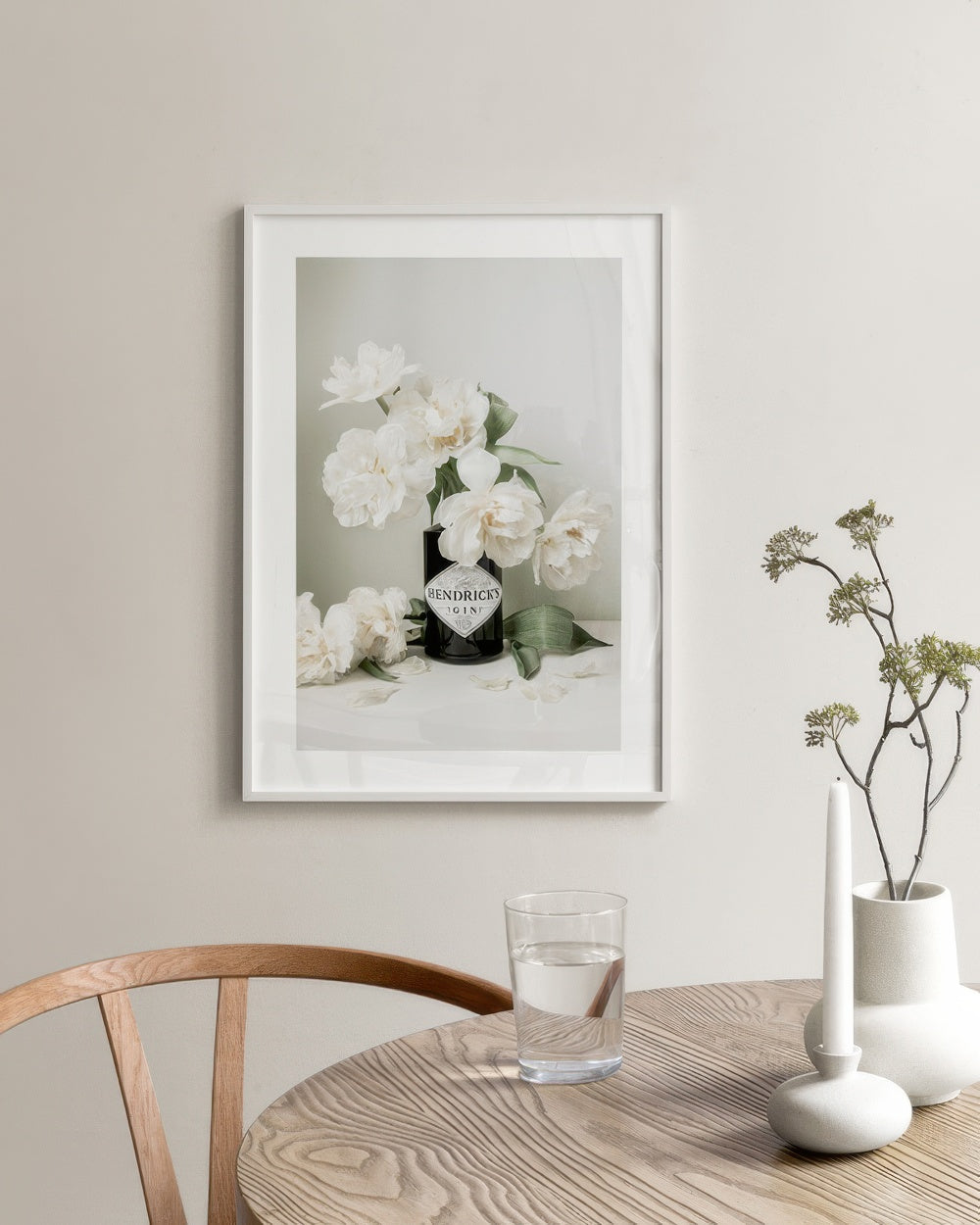 Flowers and Gin Print