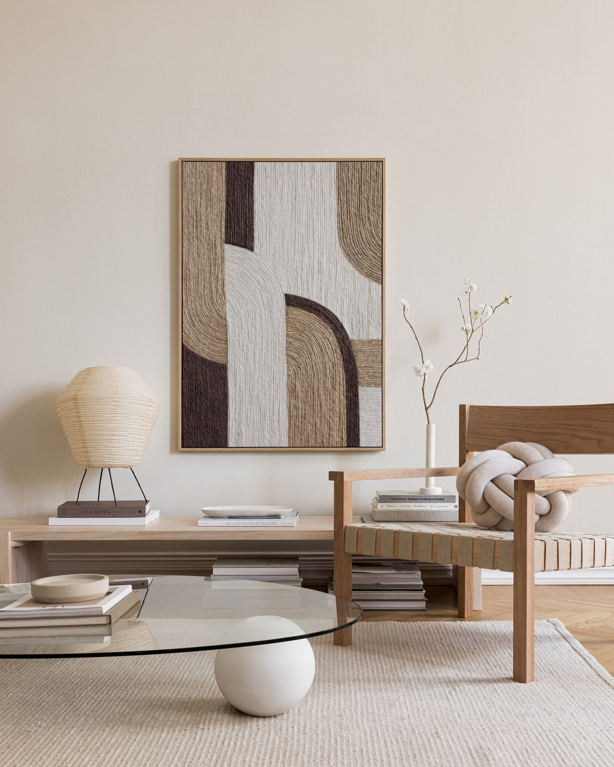 Twined Shapes Canvas print