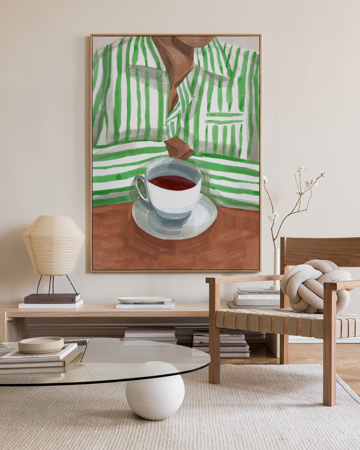 Laura Page - Coffee Morning Canvas print