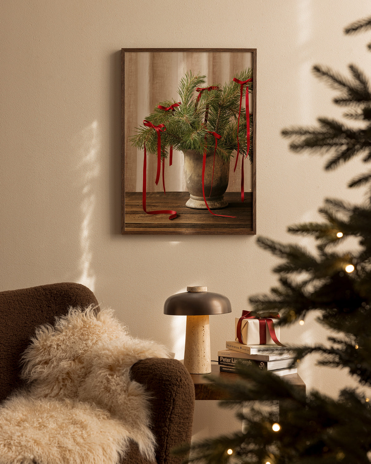 Yuletide Ribbons Print