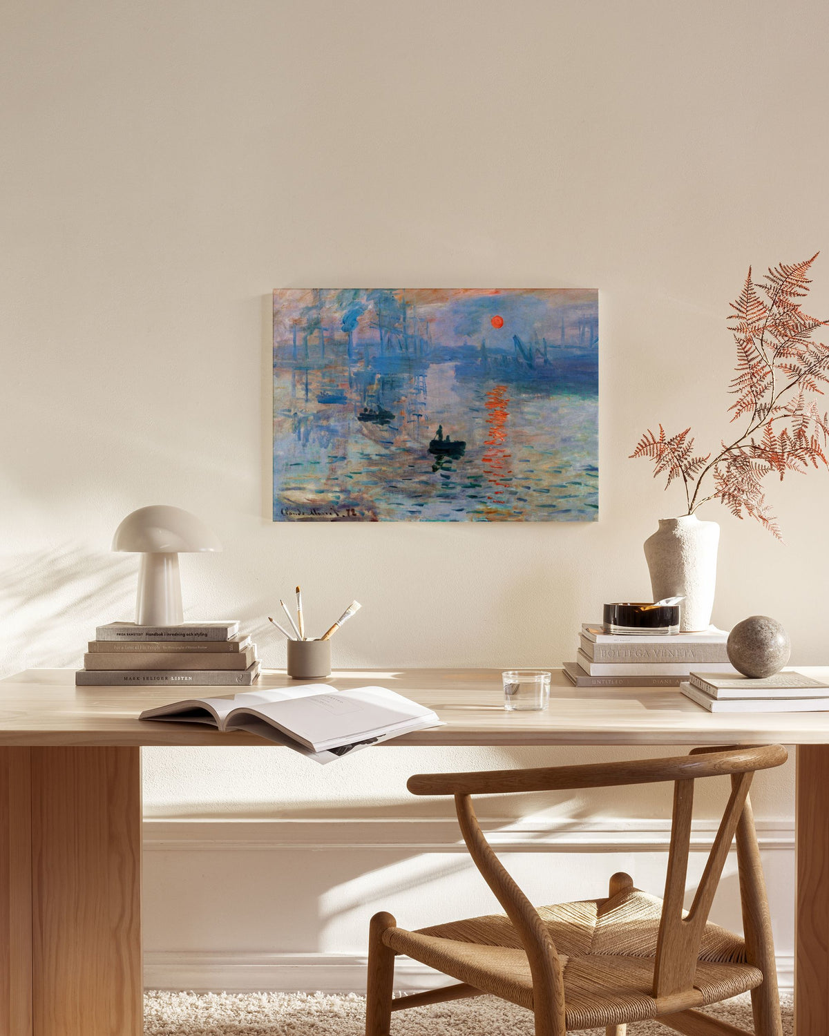 Monet - Impression, Sunrise Canvas print