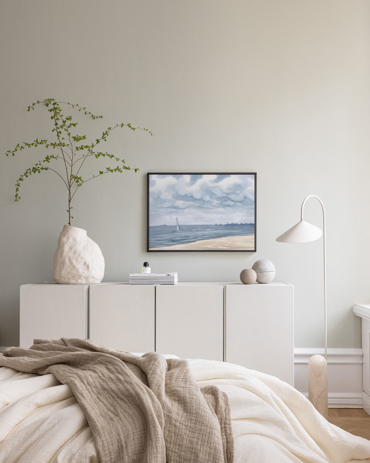 Watercolor Seascape Canvas print