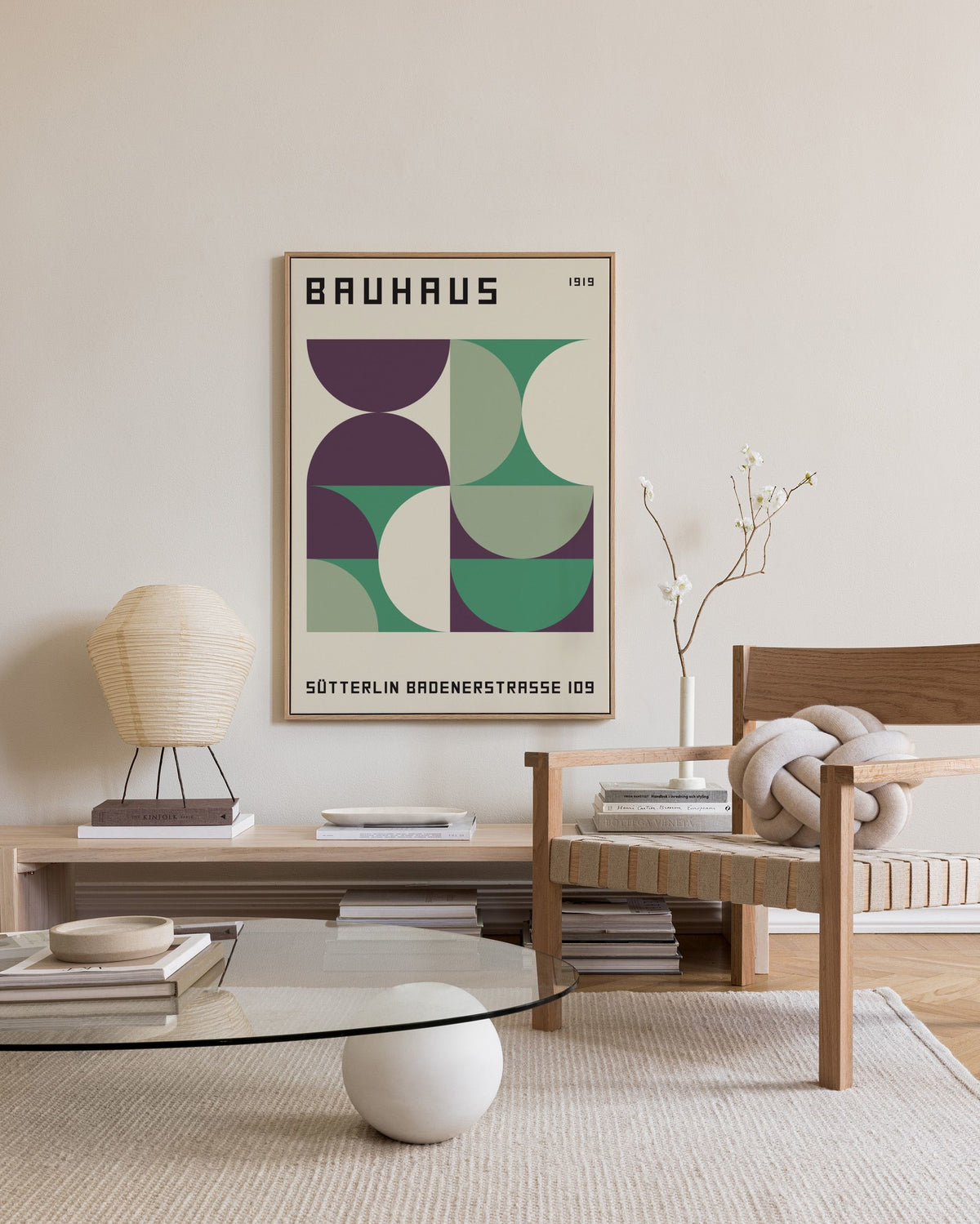 Bauhaus Sutterlin Canvas print