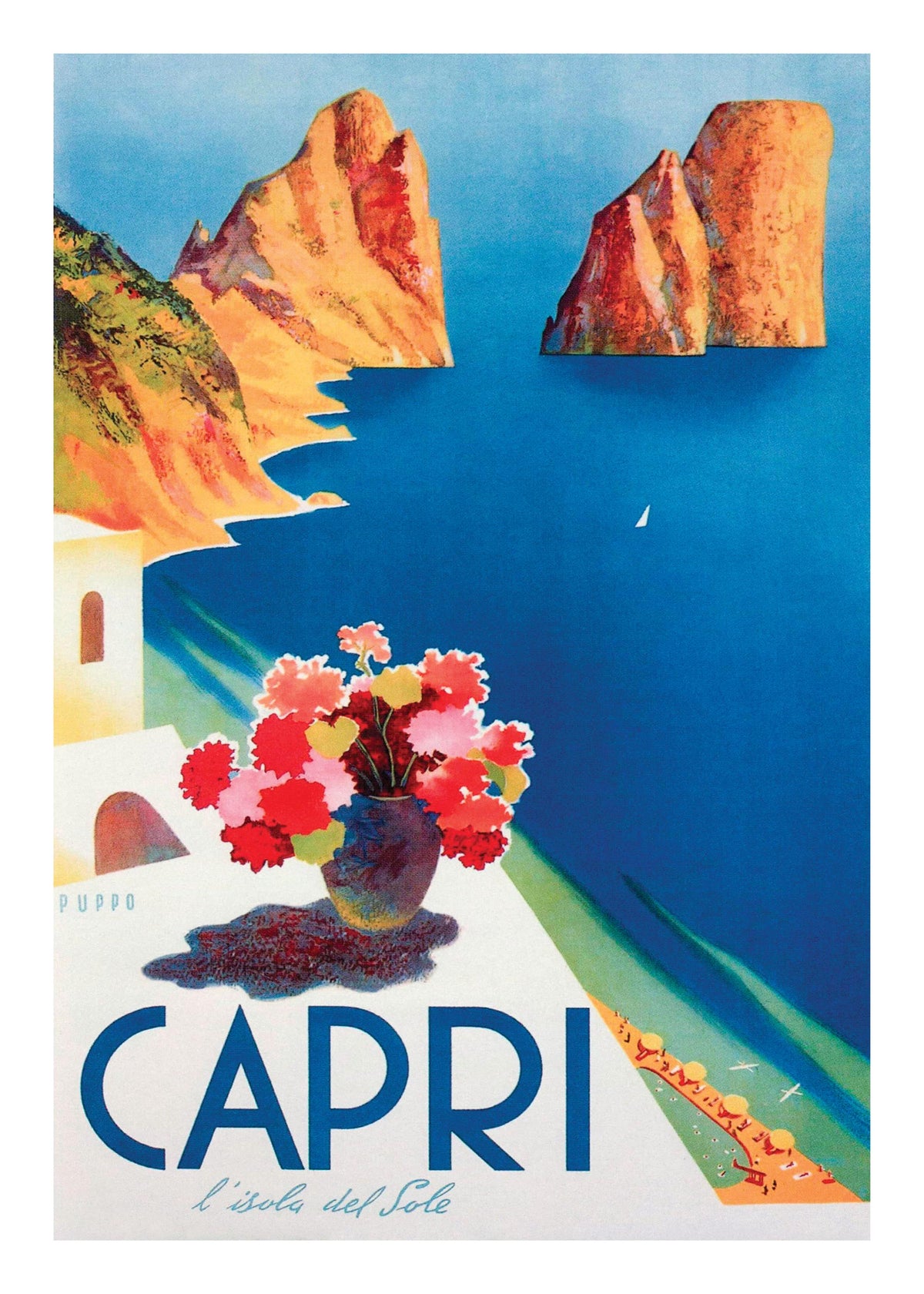 Capri Travel Print