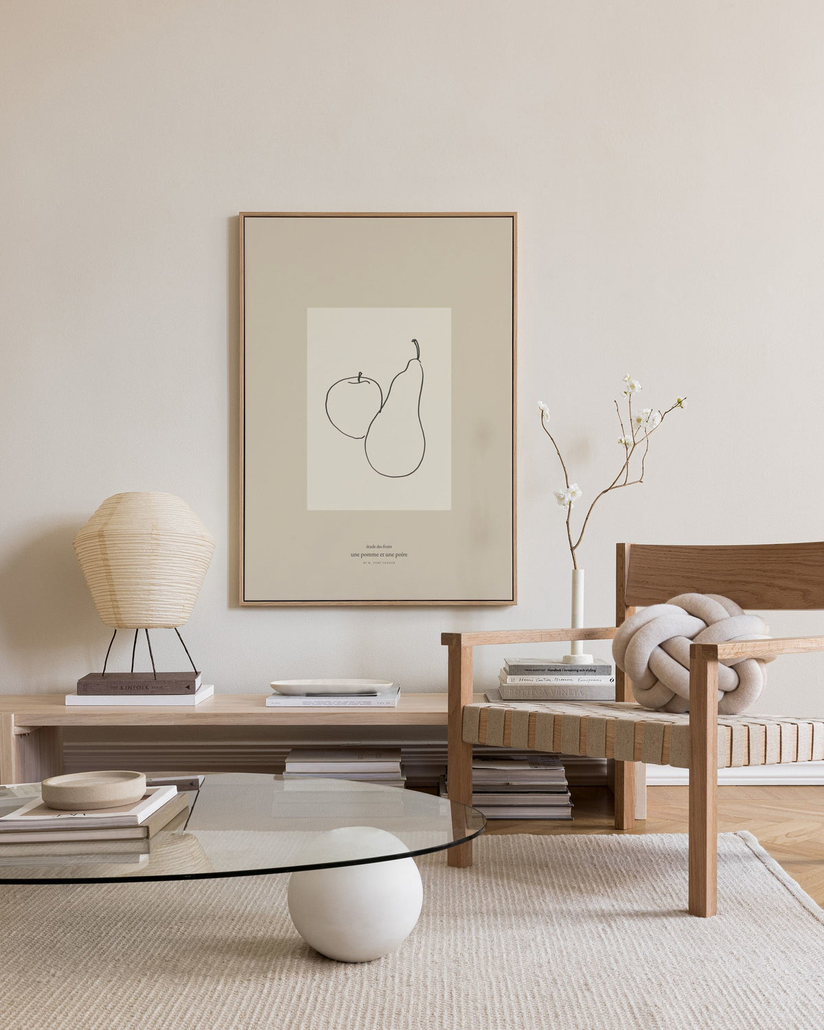 Mie & Him - Fruit Canvas print