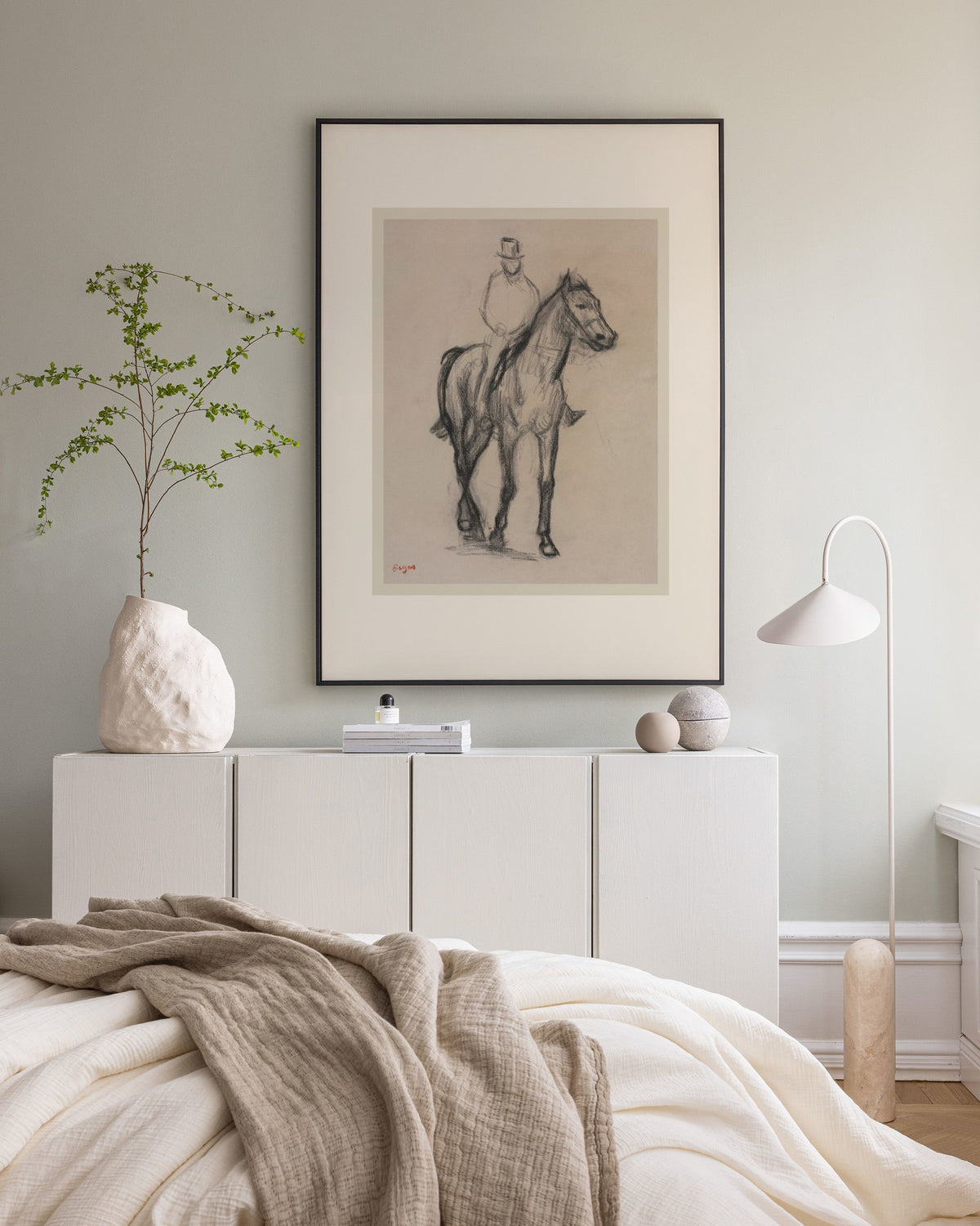 Edgar Degas - Horse and Rider Canvas print