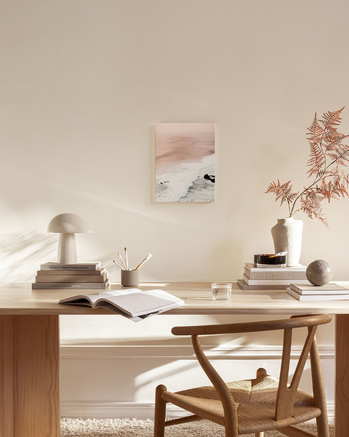 Soft Waves Canvas print