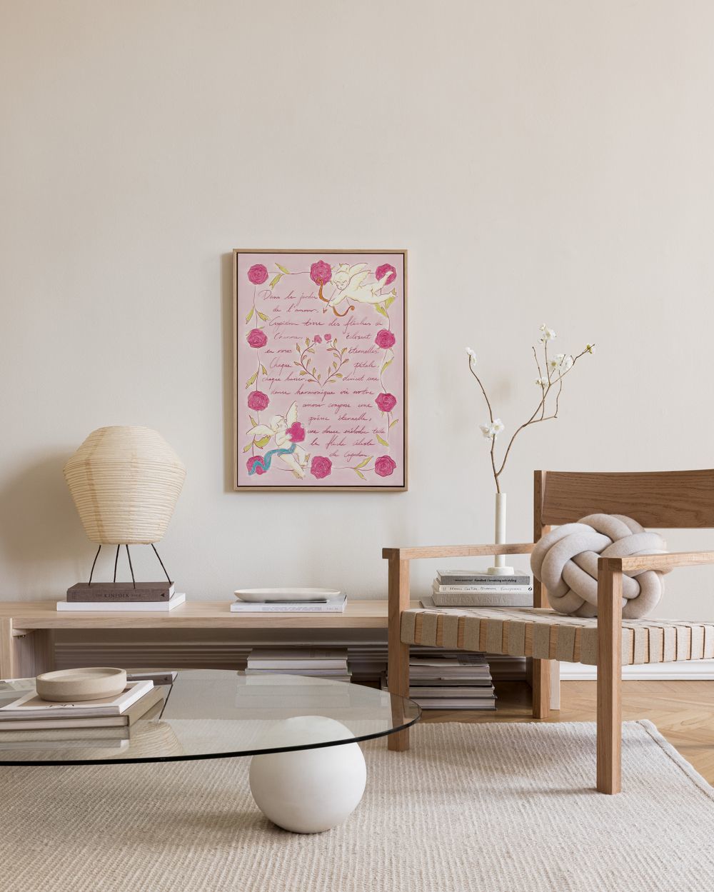 Cupid’s Love Letter Canvas print