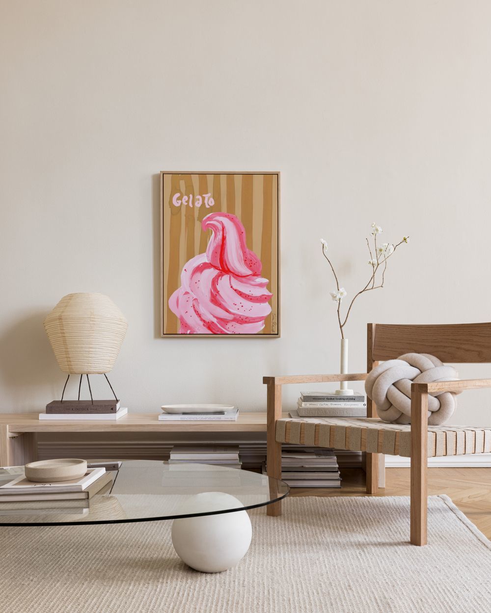 Sissan Richardt - Gelato Canvas print