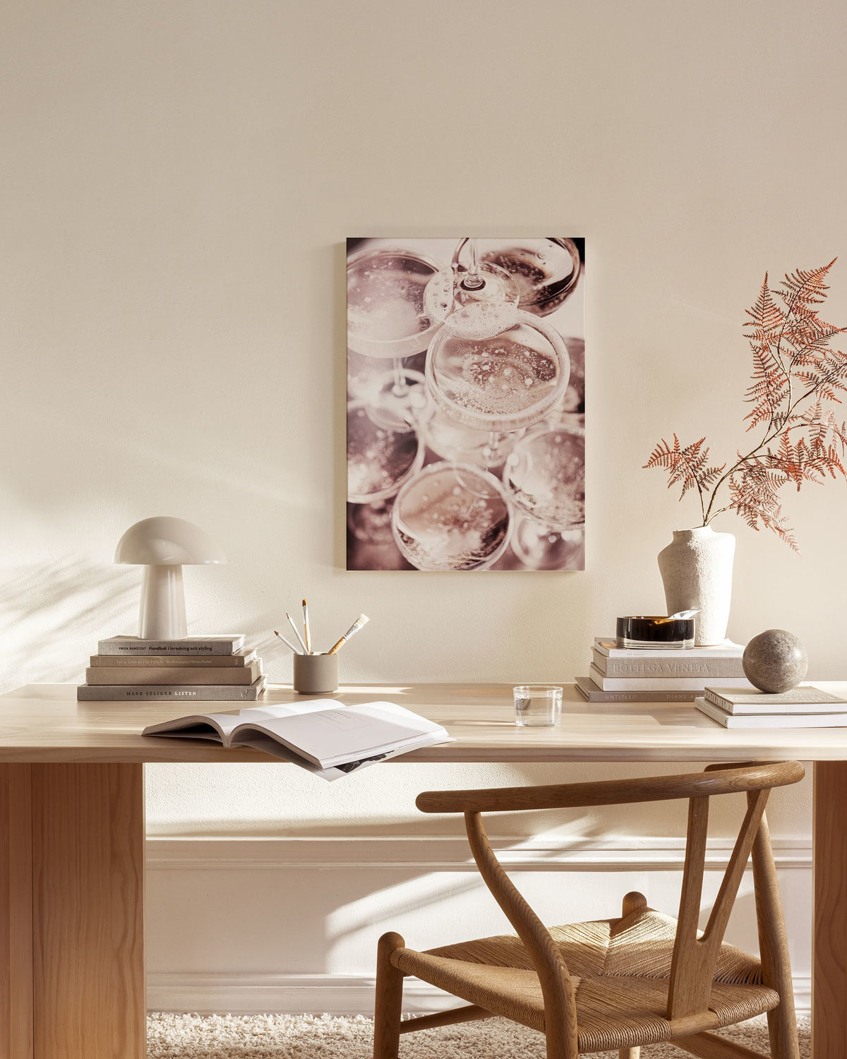 Champagne Blush Canvas print
