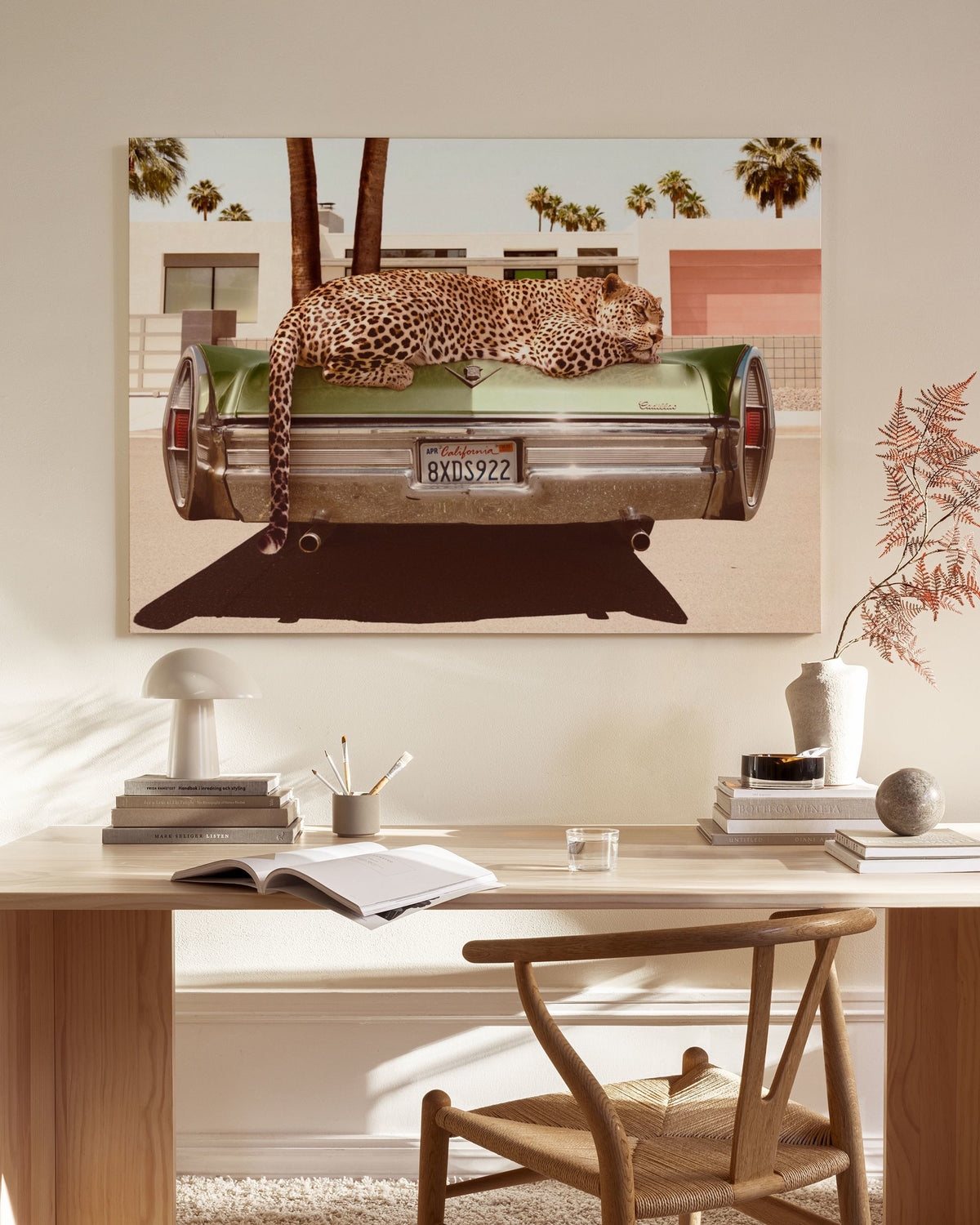 Chilling Leopard Canvas