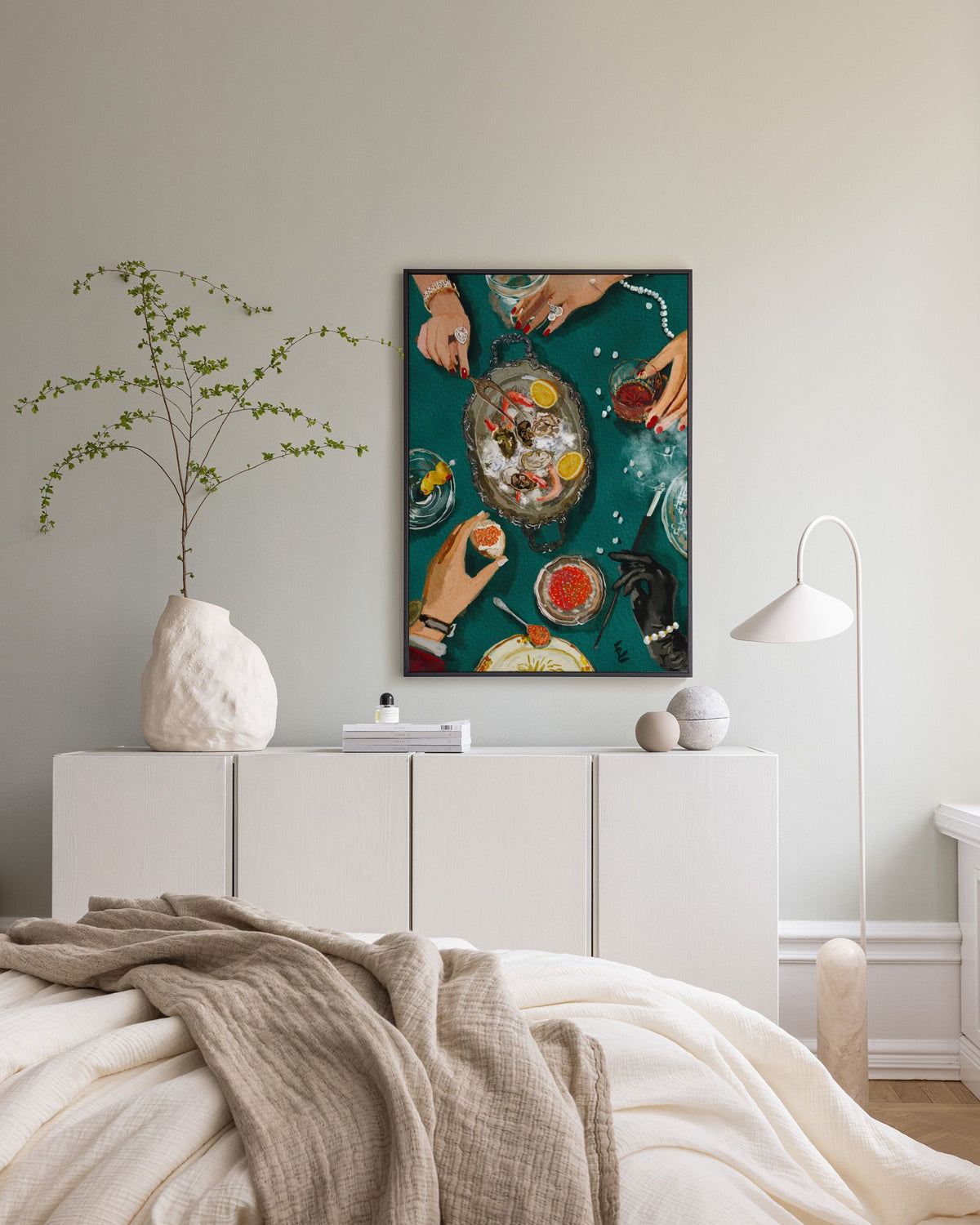Ekaterina Zagorska - Luxury Dinner Canvas print