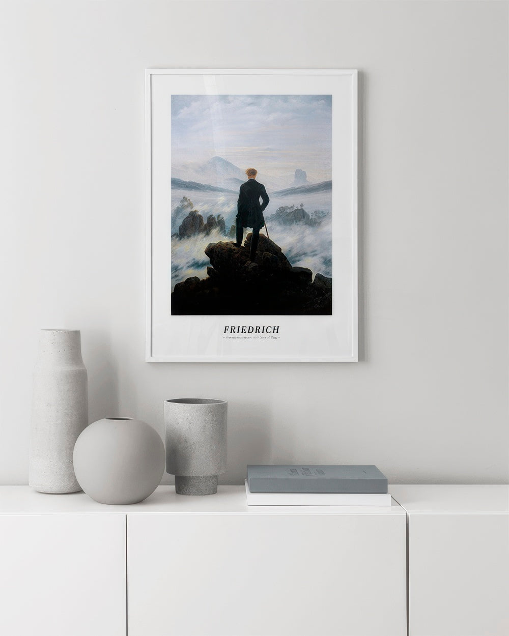 Caspar David Friedrich - Wanderer above the Sea of Fog Print