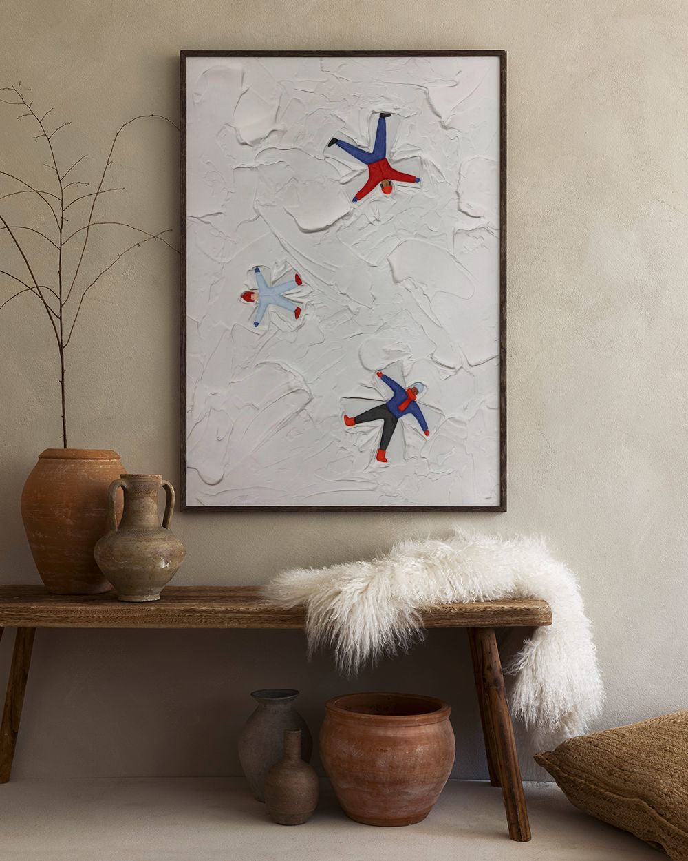 Making Snow Angels Print
