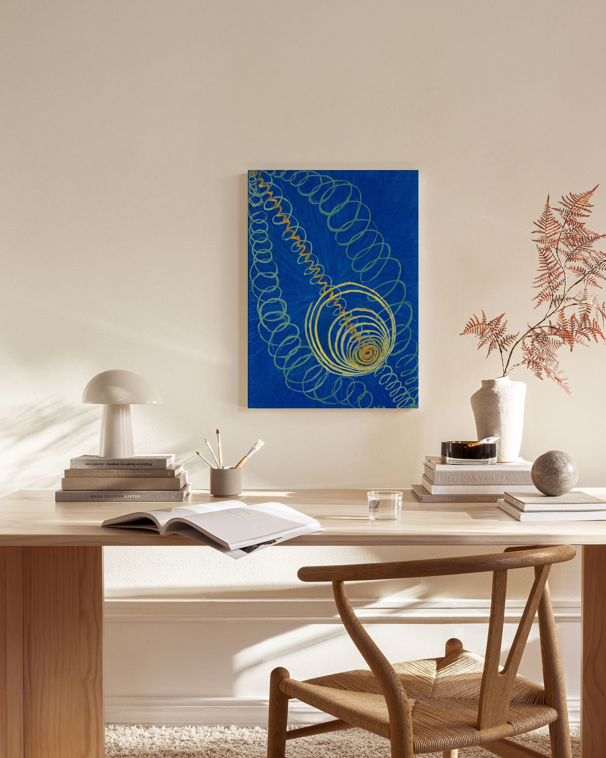 Print - Primordial Chaos, No.16 by Hilma af Klint Canvas print