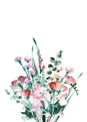 Graphic Bouquet Print