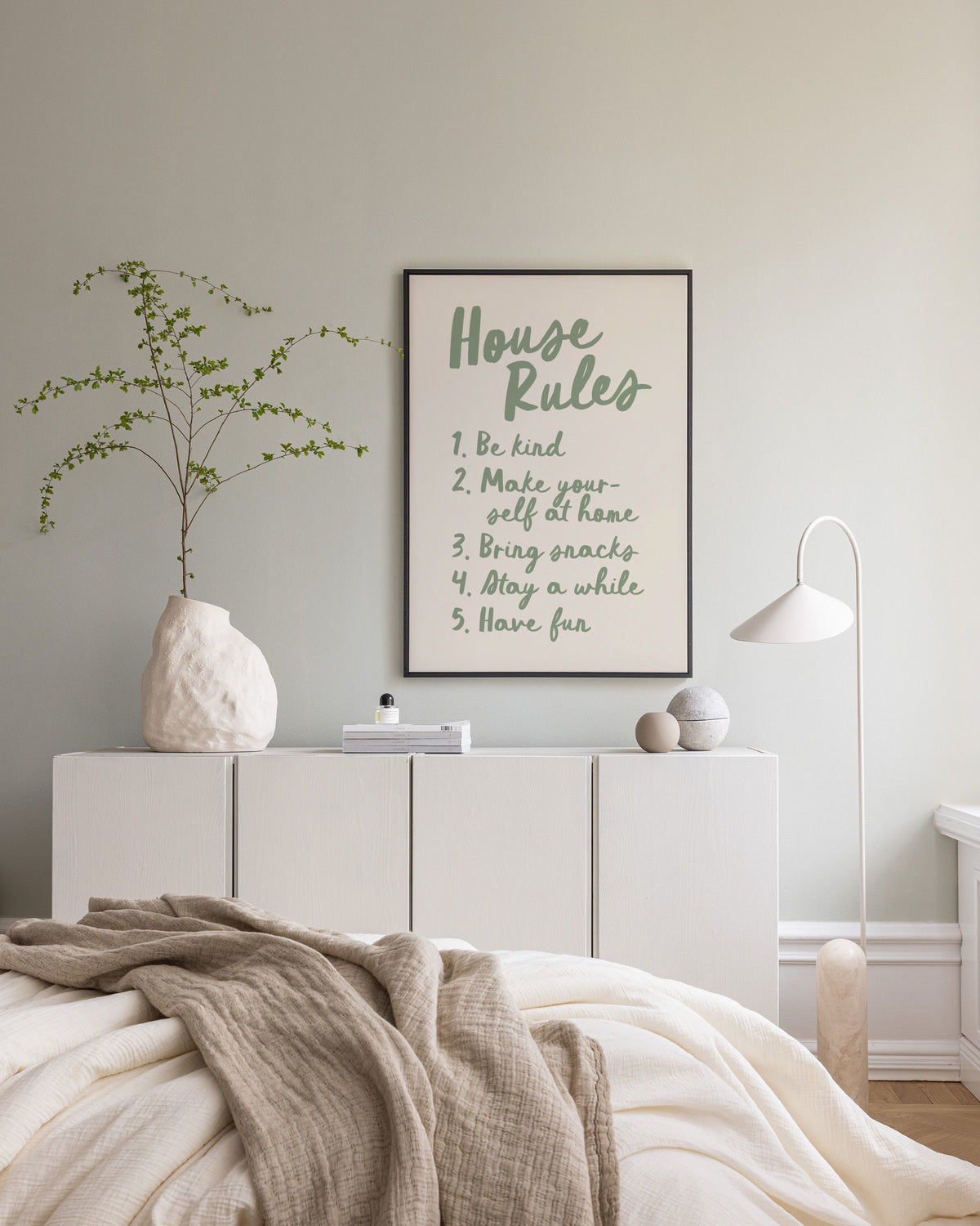 The House Rules Canvas print