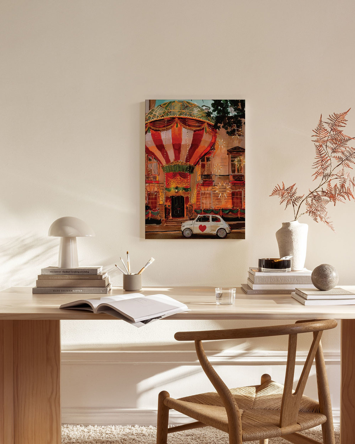 Ekaterina Zagorska - Balloon House Canvas print