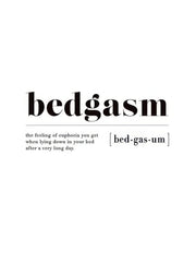 Bedgasm Print