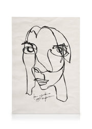 Portrait Sketch No2 Canvas print