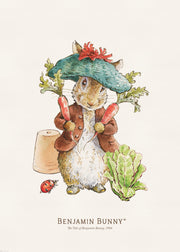 Peter Rabbit - Benjamin Bunny Illustration Print