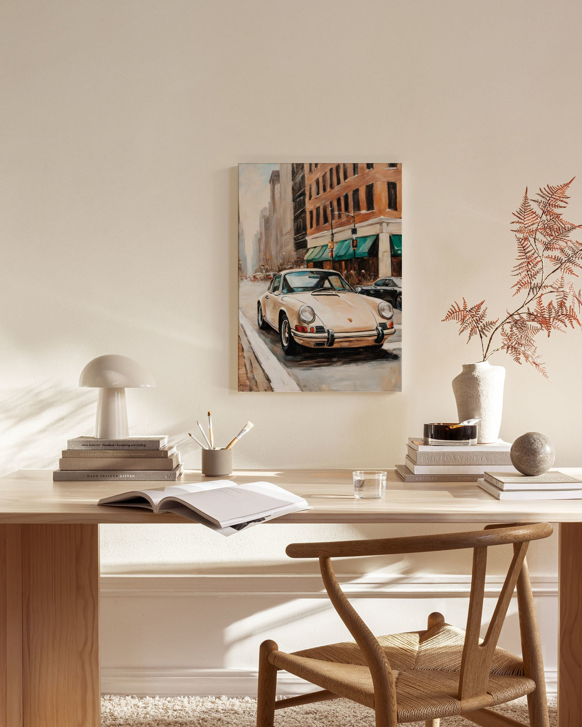Beige Nostalgia Canvas print
