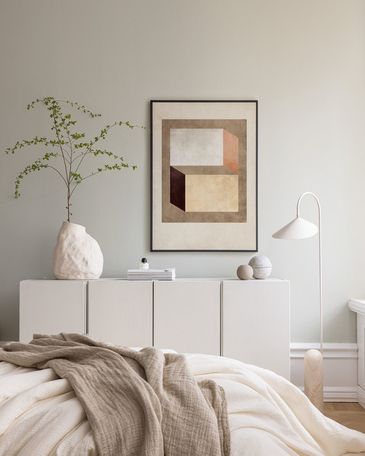 Muted Geometry Canvas print