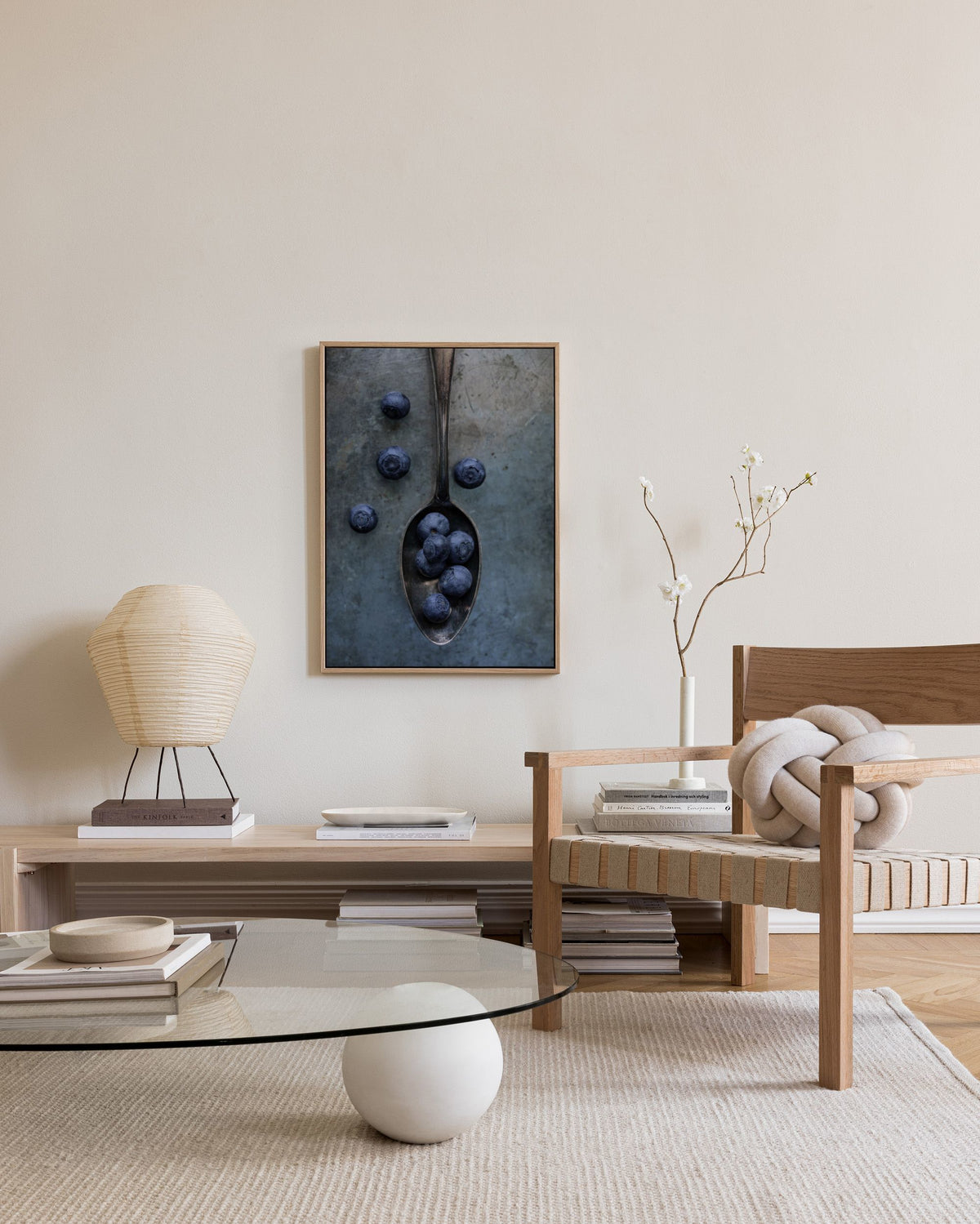 Sweet Blueberries Canvas print