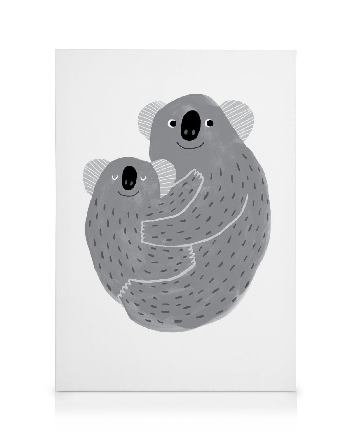 Koala Hug Canvas print