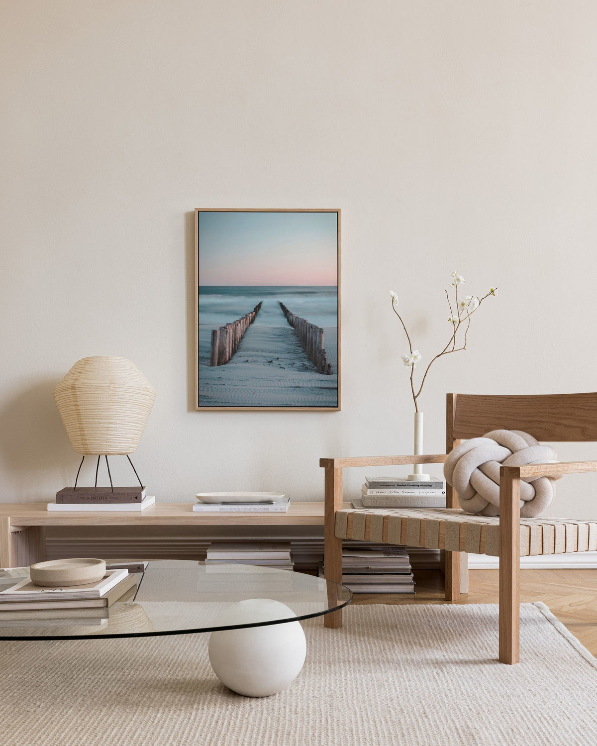 Towards the Sea Canvas print