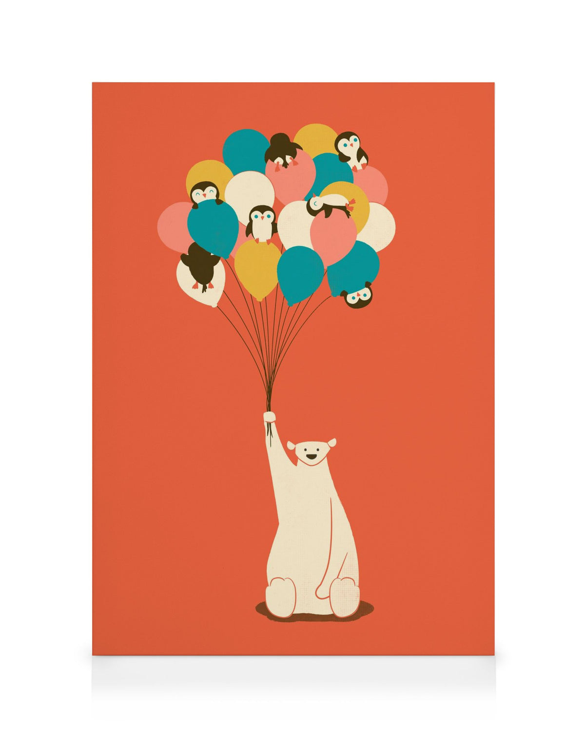 Penguin Bouquet Canvas print