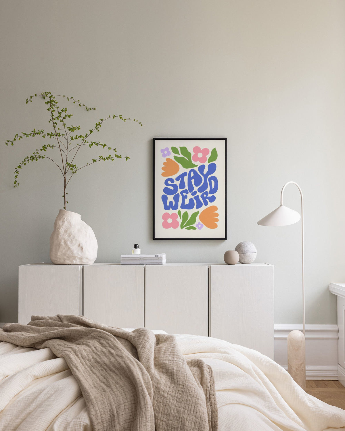 Flowers Stay Weird Canvas print