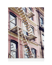 Pink Fire Escape Canvas print