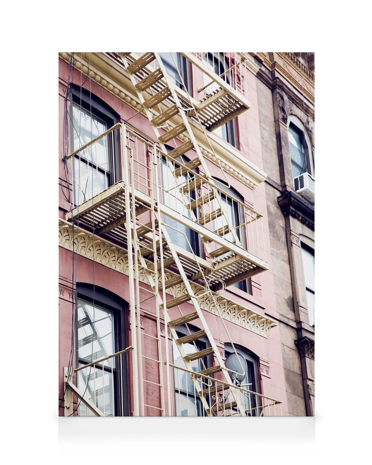 Pink Fire Escape Canvas print