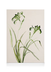 Watercolor Irises Canvas print