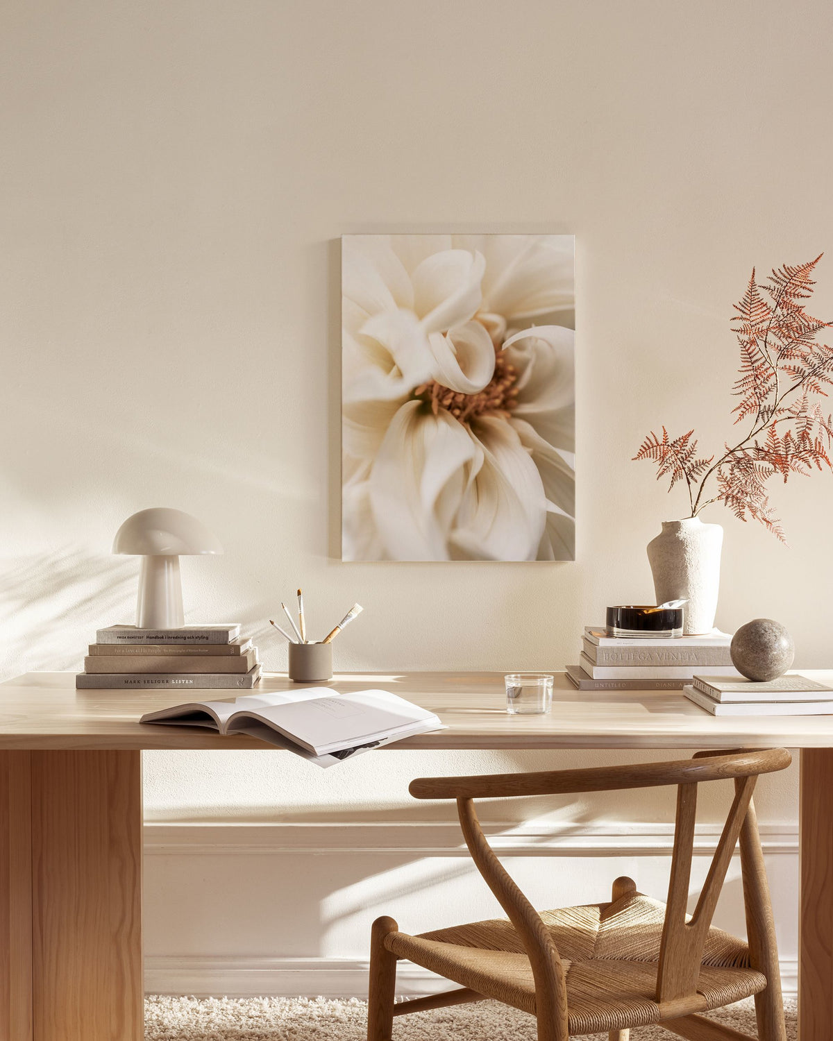 Warm Flower No1 Canvas print