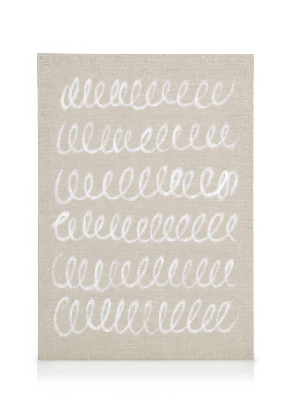 Lines on Textile Canvas print