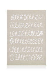 Lines on Textile Canvas print