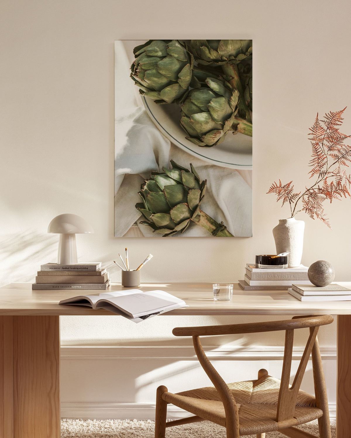 Artichoke in Sunlight Canvas print