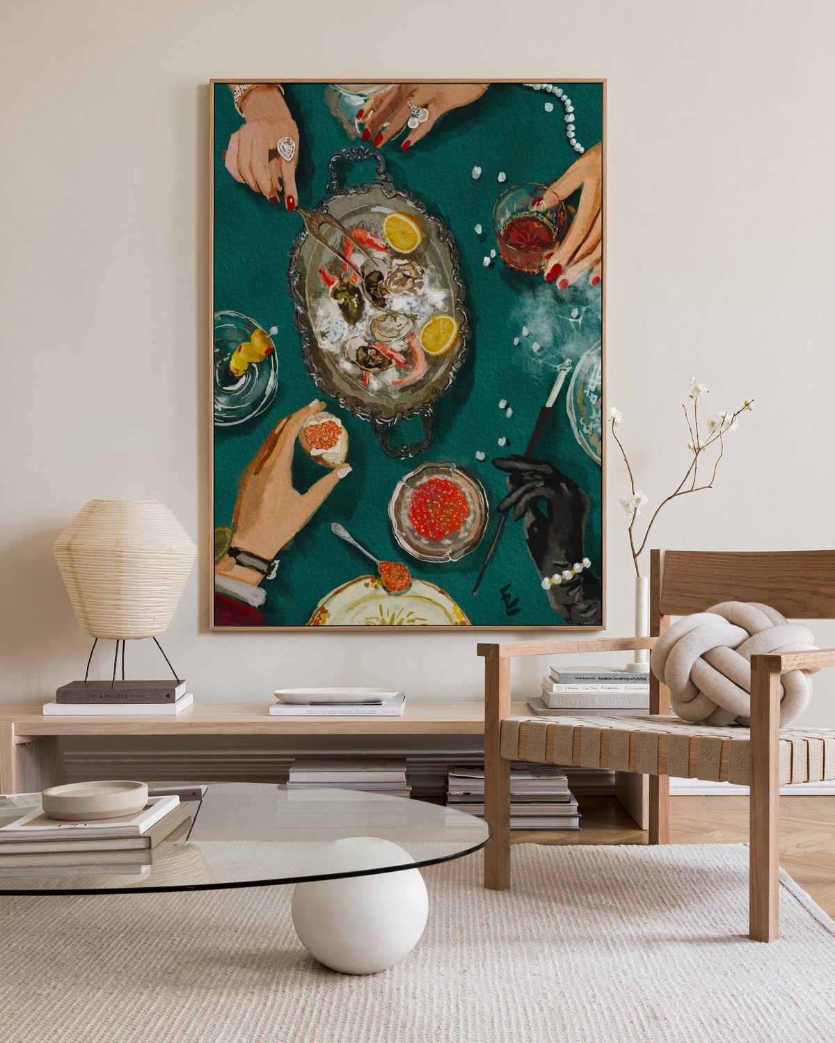 Ekaterina Zagorska - Luxury Dinner Canvas print