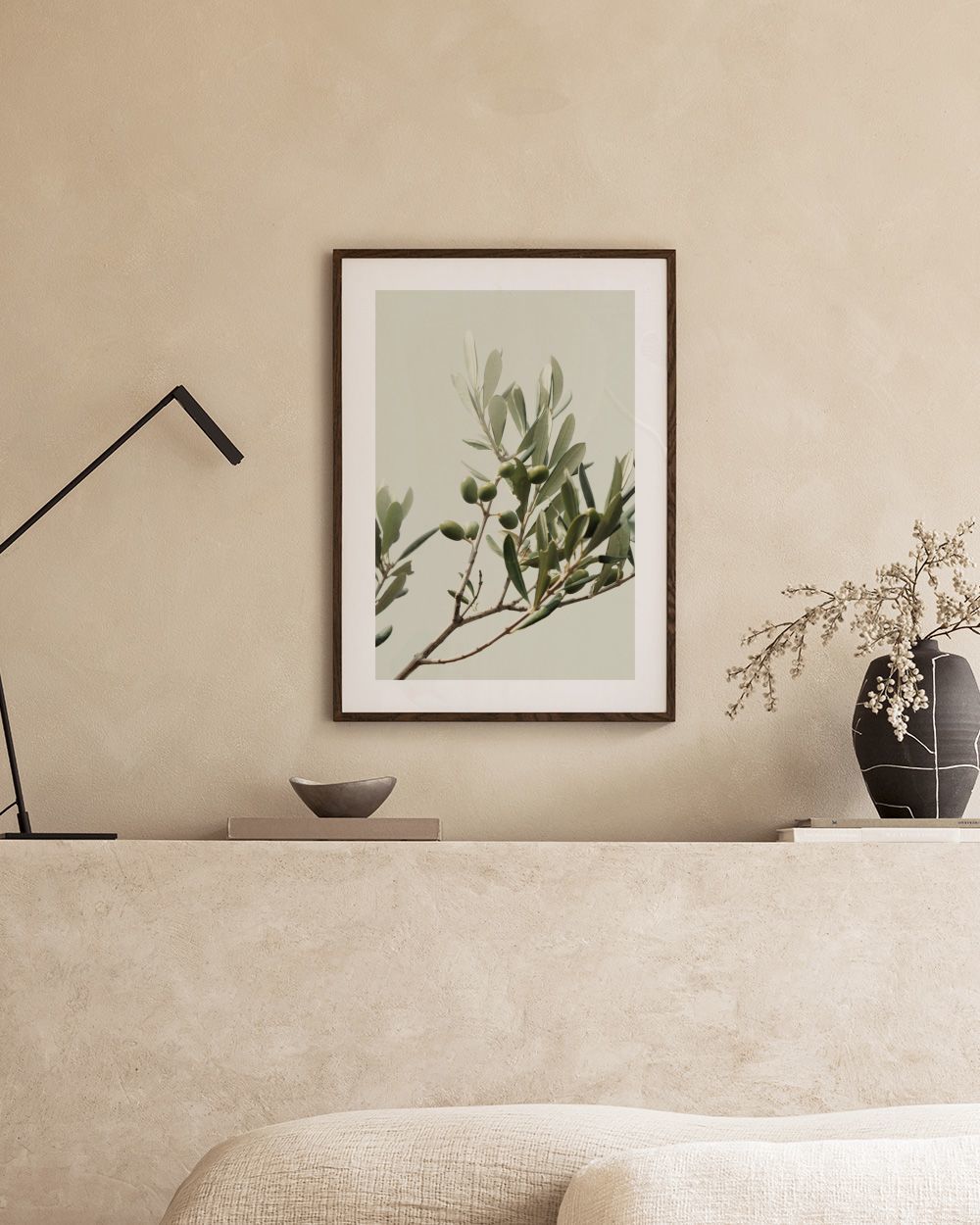Sunny Olive Branch Print